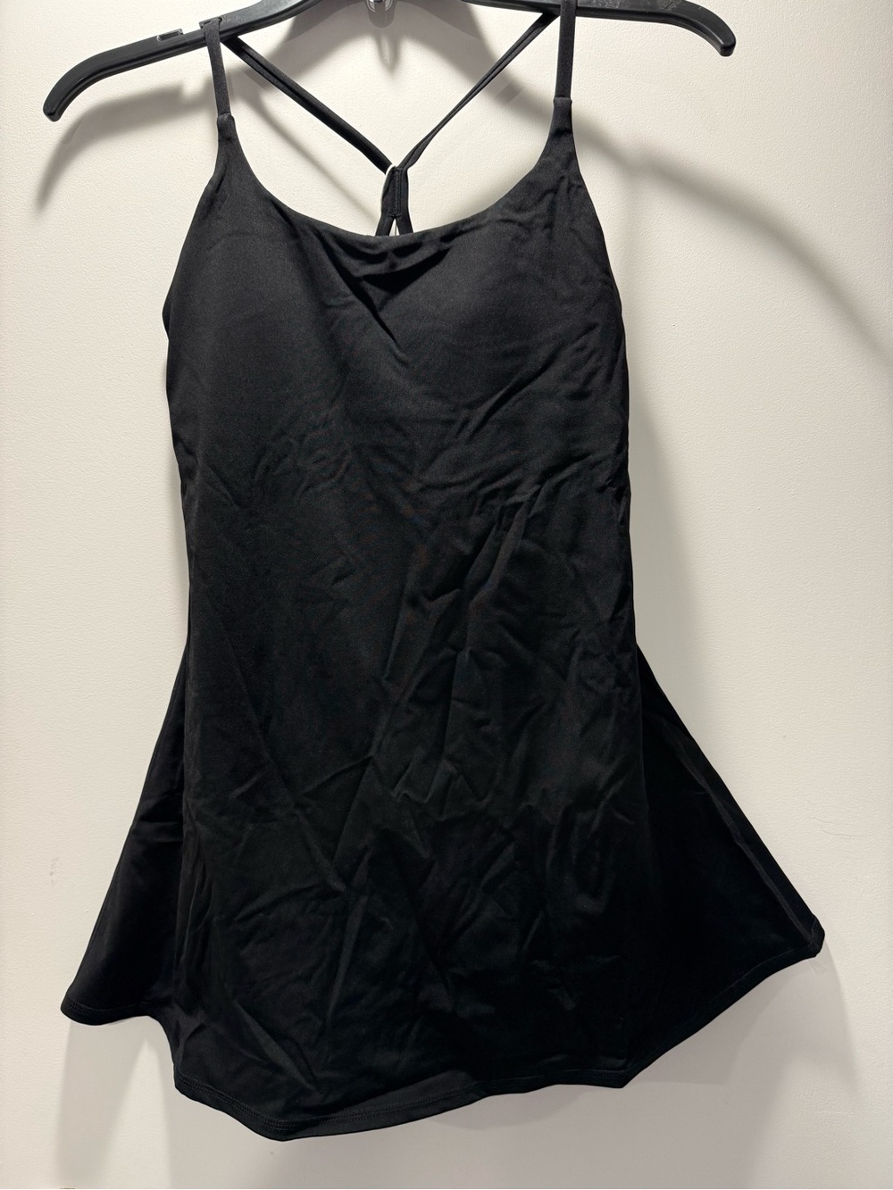 HALARA Black Kids Casual Strappy Tank Dress